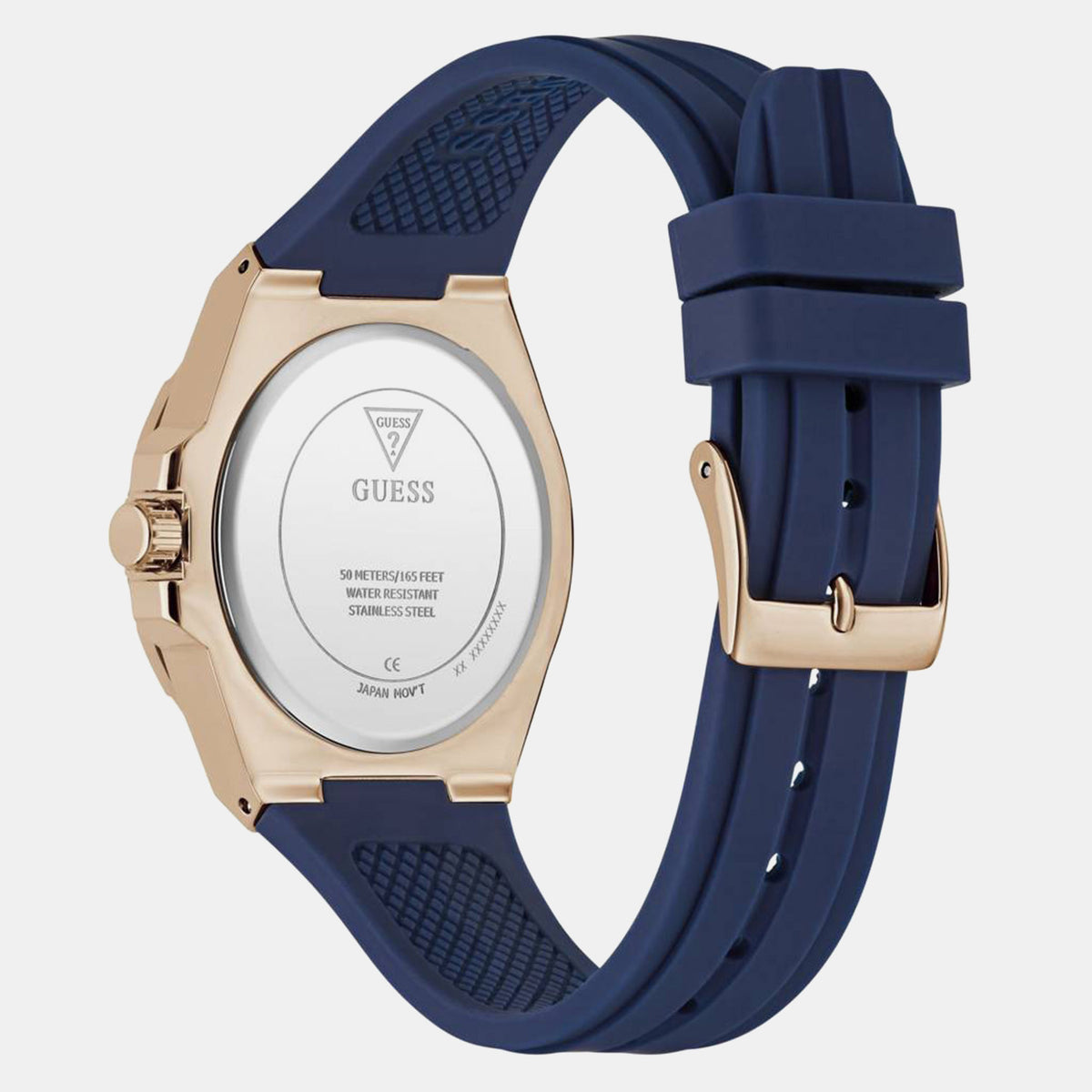 Gs Calypso Women Quartz White Dial Multi-Function Silicone Watch Gw1034L4