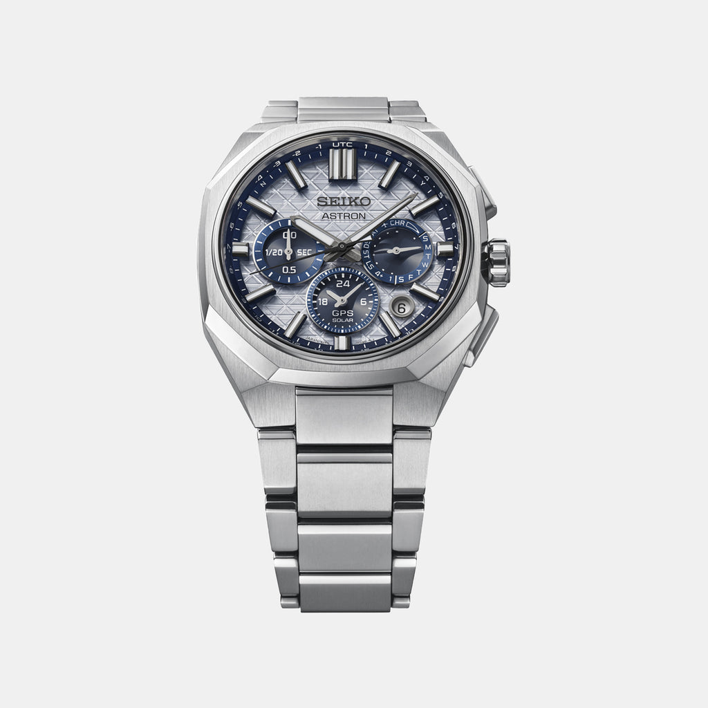 Astron Men Automatic Black Dial Analog Stainless Steel Watch HAB004J1