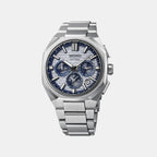 Astron Men Automatic Black Dial Analog Stainless Steel Watch HAB004J1