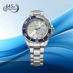 Prospex 145th Anniversary Blue Theme Men Automatic Silver Dial Analog Stainless Steel Watch HBB001K1