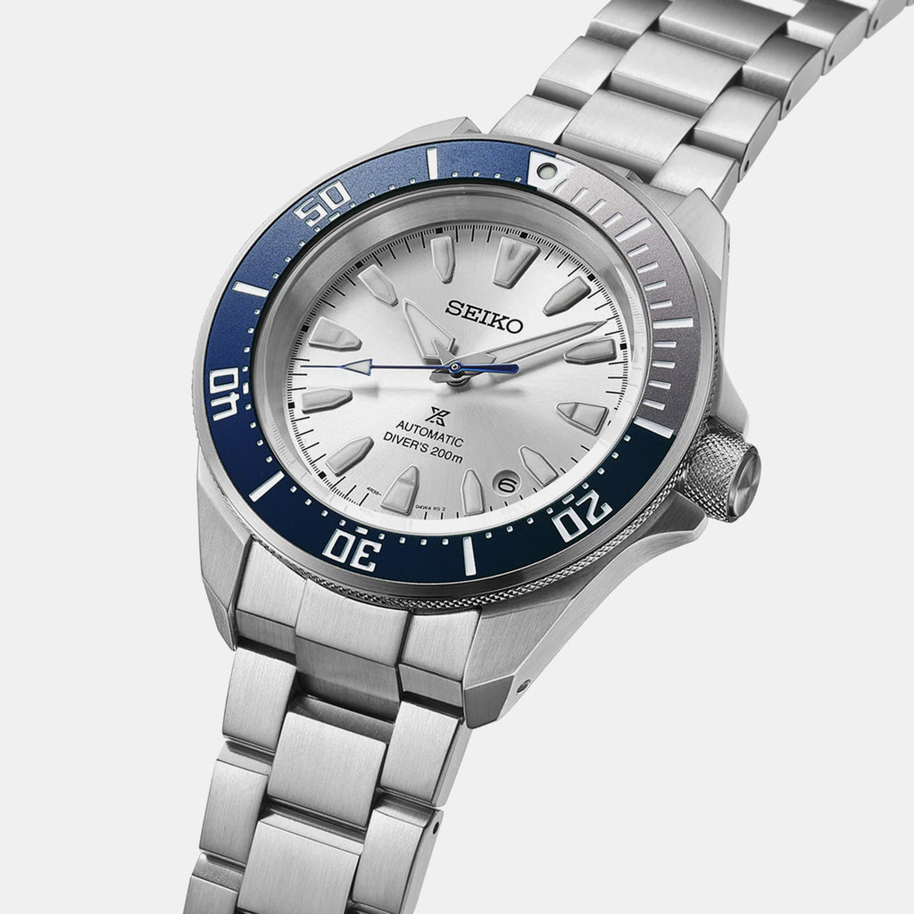 Prospex 145th Anniversary Blue Theme Men Automatic Silver Dial Analog Stainless Steel Watch HBB001K1