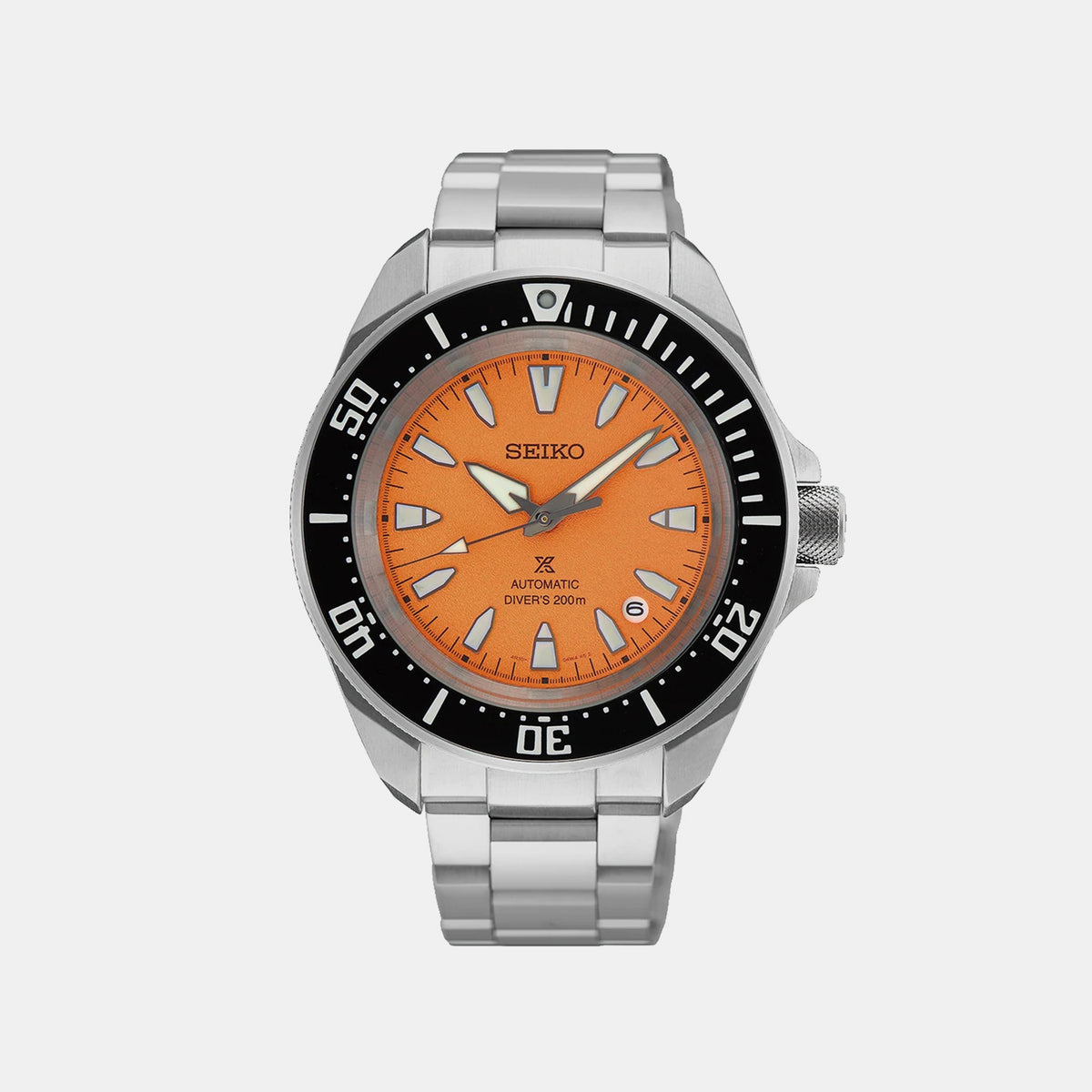 Prospex 2026 Asia-pacific Limited Edition Men Automatic Orange Dial Analog Stainless Steel Watch HBB004K1