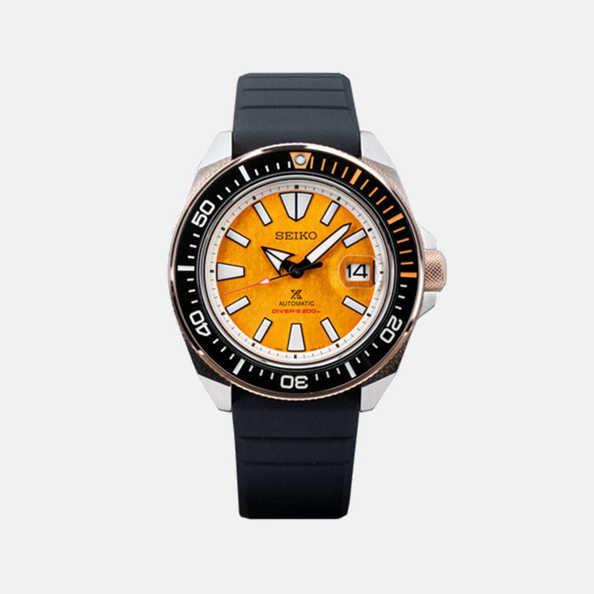 Prospex Limited Edition - Inspired by the Indian Tiger Men Automatic Orange Dial Analog Stainless Steel Watch HBB005K1
