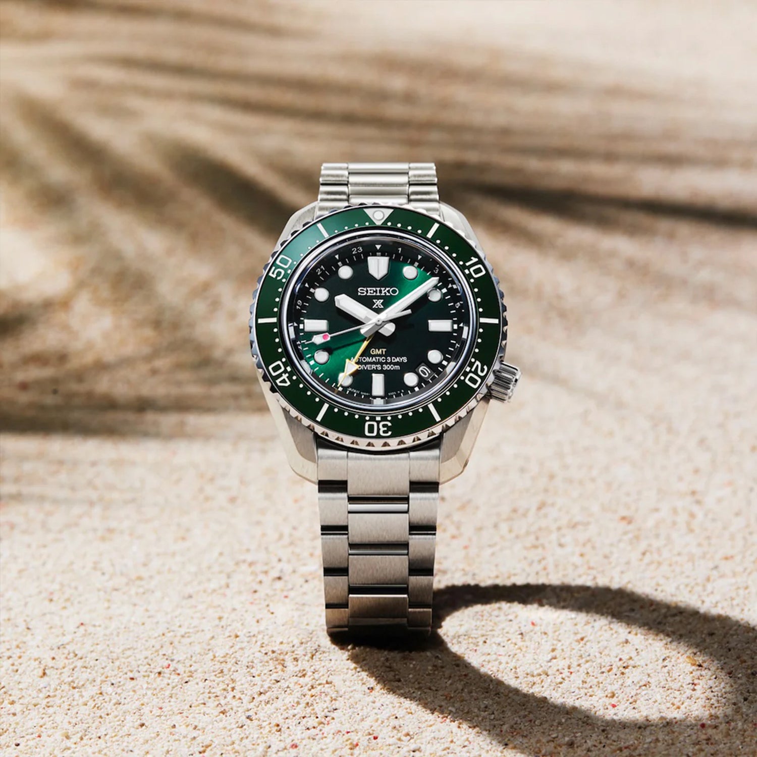 Prospex 1968 Heritage Men Automatic Green Dial Analog Stainless Steel Watch HBC001J1