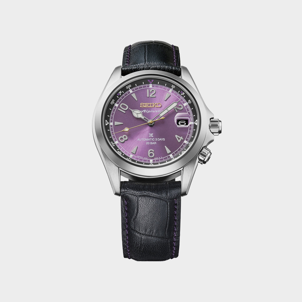 Prospex Land 145th Anniversary Limited Edition Men Automatic Purple Dial Analog Leather Watch HBC006J1