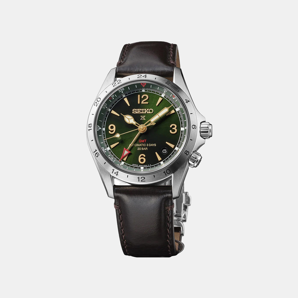 Prospex Alpinist Gmt Men Automatic Green Dial Analog Stainless Steel Watch HBC007J1