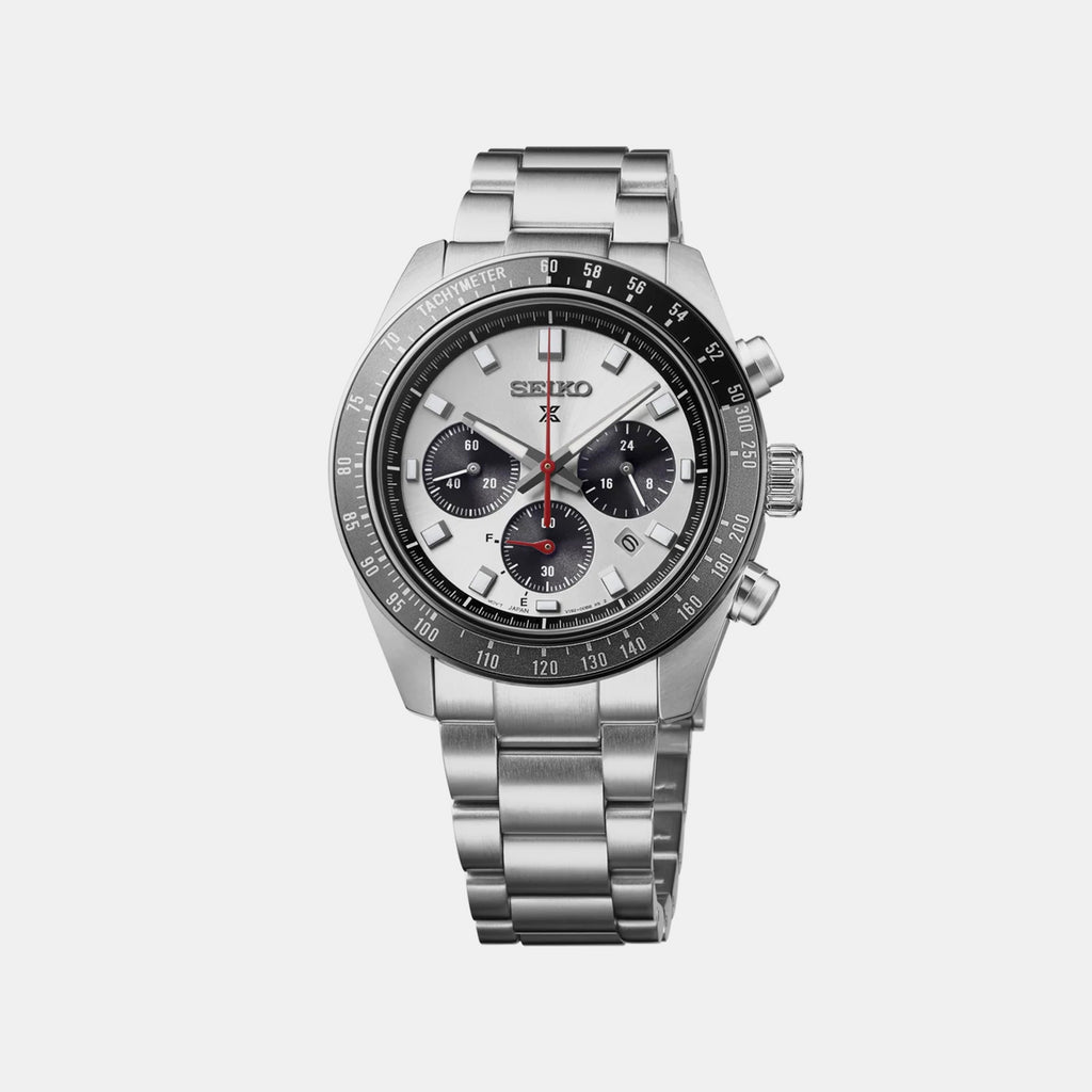 Prospex Men Quartz Grey Dial Chronograph Stainless Steel Watch HBJ001P1