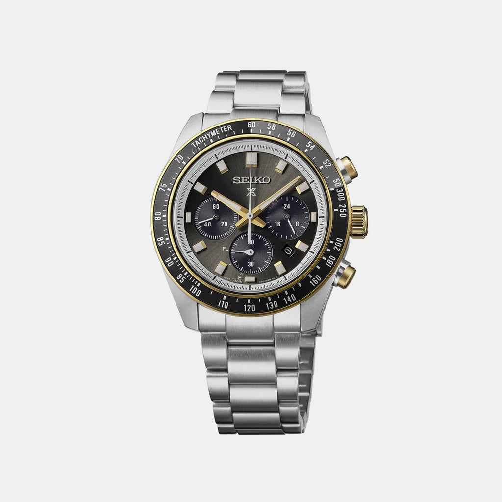 Prospex Men Quartz Grey Dial Chronograph Stainless Steel Watch HBJ002P1