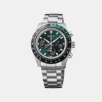 Prospex Men Quartz Green Dial Chronograph Stainless Steel Watch HBJ003P1