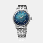 Presage Cocktail Men Automatic Blue Dial Analog Stainless Steel Watch HCB001J1