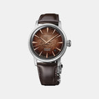 Presage Men Automatic Brown Dial Analog Leather Watch HCB003J1