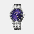 Presage Cocktail Time 145th Anniversary Limited Edition Men Automatic Blue Dial Analog Stainless Steel Watch HCB006J1