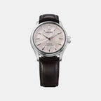 Presage Classic Series Men Automatic Pink Dial Analog Leather Watch HCC003J1