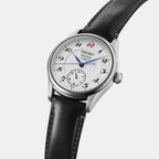 Presage Men Automatic White Dial Analog Leather Watch HCC005J1