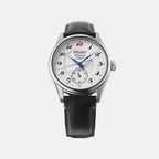 Presage Men Automatic White Dial Analog Leather Watch HCC005J1