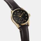 Presage Men Automatic Black Dial Analog Leather Watch HCC006J1