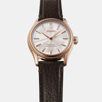 Presage Classic Series "Tomioka Silk Promotion Organization" Limited Edition Men Automatic White Dial Analog Leather Watch HCC008J1