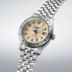 5 GMT Men Automatic Cream Dial Analog Stainless Steel Watch HDB002K1