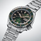Sports Men Automatic Green Dial Analog Stainless Steel Watch HDB005K1
