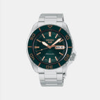 Sports Men Automatic Green Dial Analog Stainless Steel Watch HDB005K1