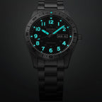 5 Sports Men Automatic Black Dial Analog Stainless Steel Watch HDB006K1