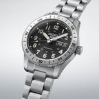 5 Sports Men Automatic Black Dial Analog Stainless Steel Watch HDB006K1