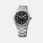 5 Sports Men Automatic Black Dial Analog Stainless Steel Watch HDB006K1