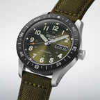 5 Sports Men Automatic Green Dial Analog Nylon Watch HDB008K1