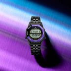 Conceptual 145th Anniversary Limited Edition Men Quartz Purple Dial Digital Stainless Steel Watch HFL001P1
