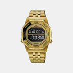 Rotocall Men Quartz Black Dial Digital Stainless Steel Watch HFL003P1