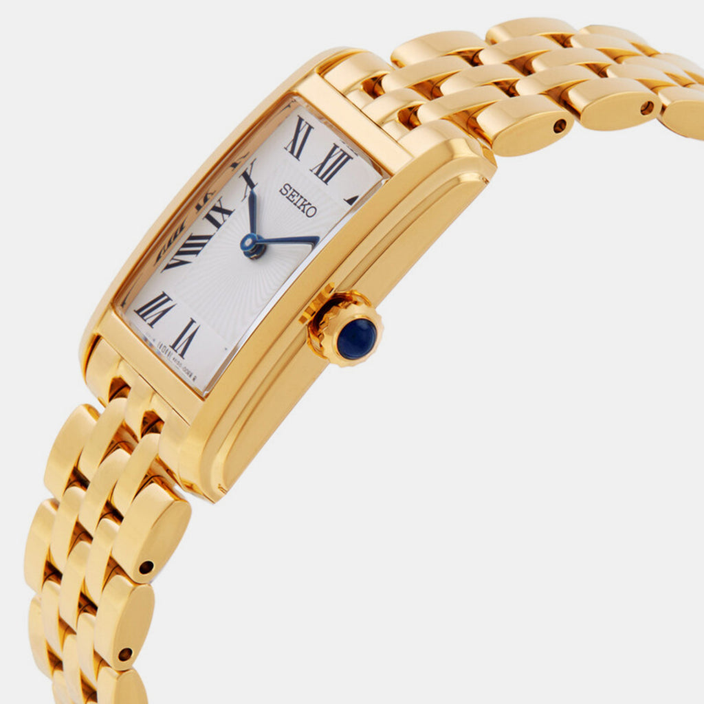Discover More Women Quartz White Dial Analog Stainless Steel Watch HGG001P1