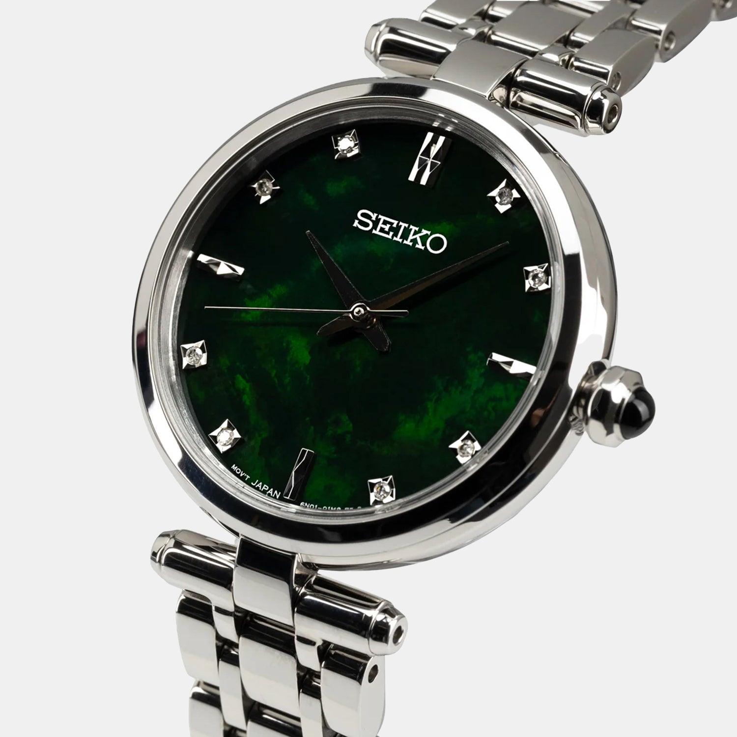 Dress Women Quartz Mother Of Pearl Dial Analog Metal Watch HGH006P1