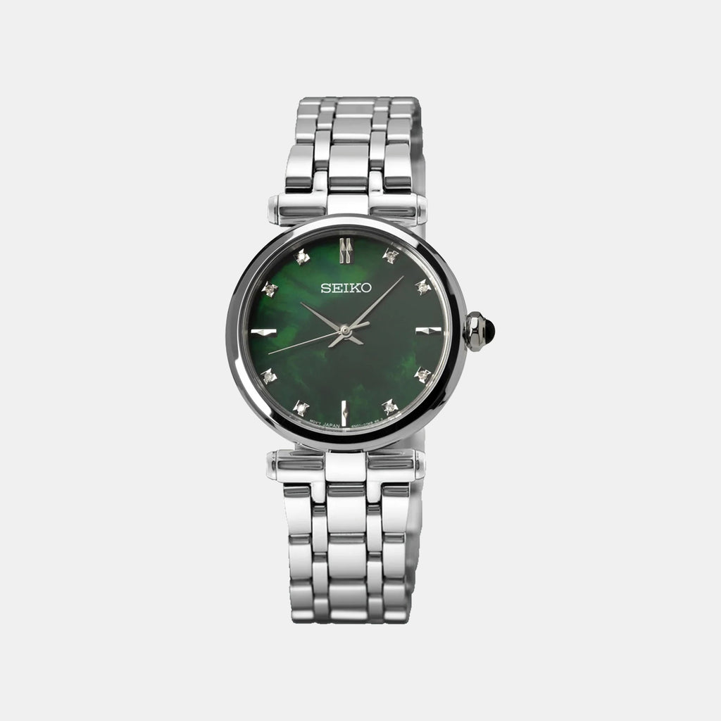 Dress Women Quartz Mother Of Pearl Dial Analog Metal Watch HGH006P1