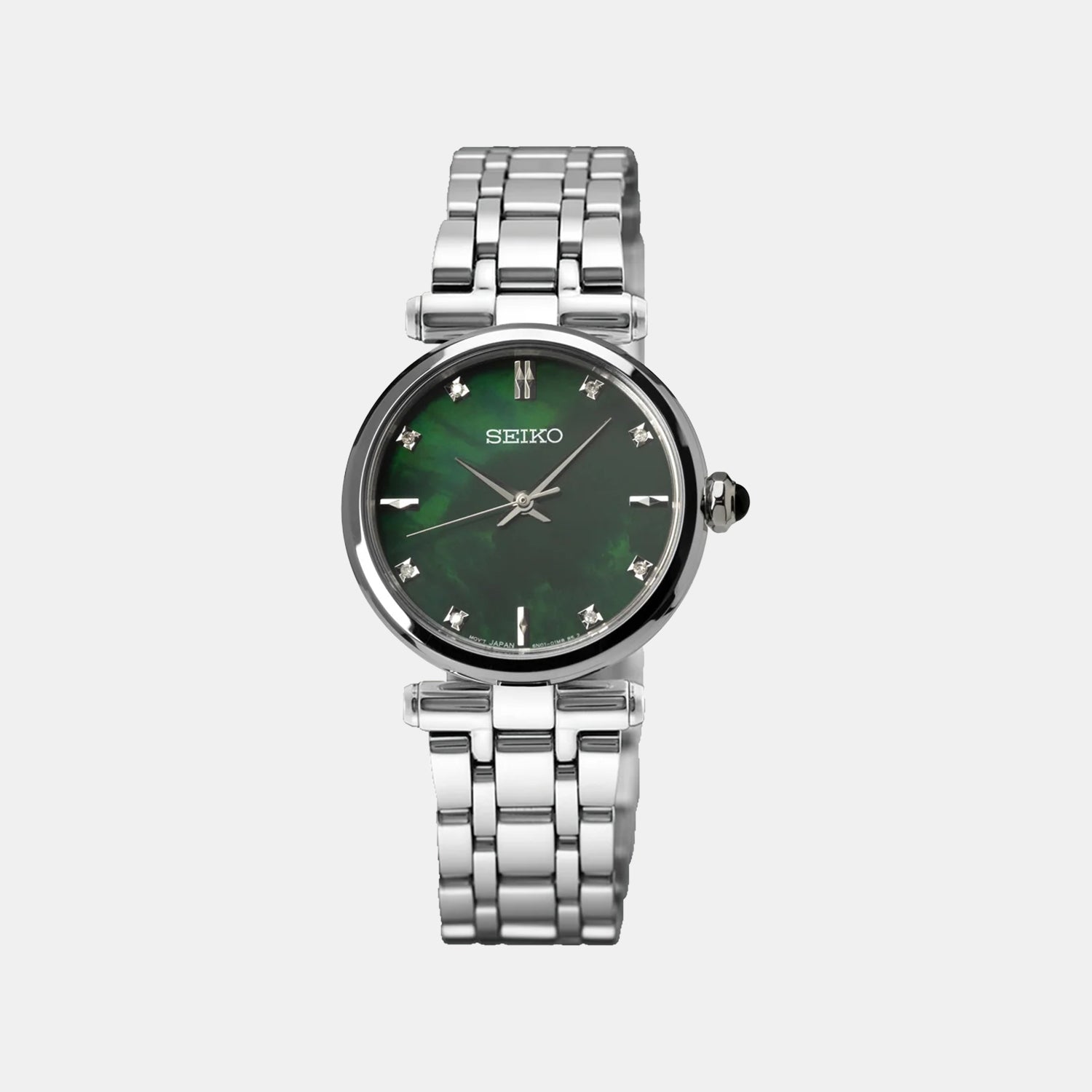 Dress Women Quartz Mother Of Pearl Dial Analog Metal Watch HGH006P1
