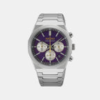 Discover More 145th Anniversary Limited Edition Men Quartz Blue Dial Chronograph Stainless Steel Watch HGK003P1