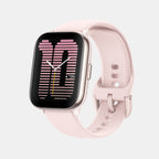 Unisex Processor Petal Pink Dial Amoled Silicone Watch AMAZFIT ACTIVE PETAL PINK