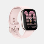 Unisex Processor Petal Pink Dial Amoled Silicone Watch AMAZFIT ACTIVE PETAL PINK