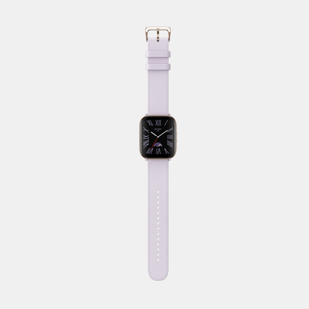 Unisex Processor Purple Dial Amoled Silicone Watch AMAZFIT ACTIVE LAVENDER PURPLE