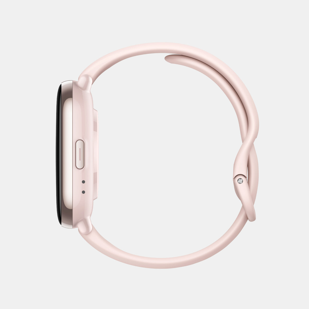 Unisex Processor Pink Dial Amoled Silicone Watch AMAZFIT ACTIVE PETAL PINK