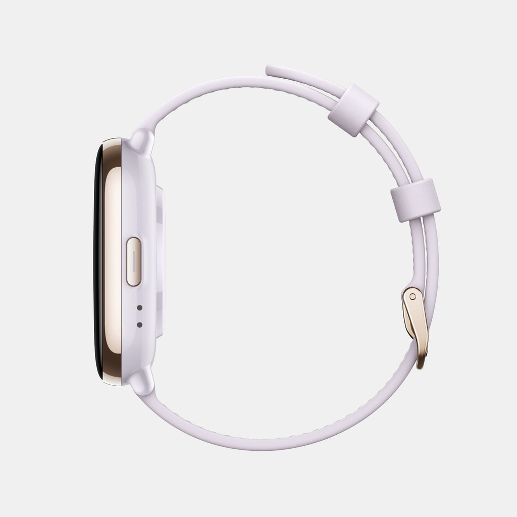 Unisex Processor Lavender Purple Dial Amoled Silicone Watch AMAZFIT ACTIVE LAVENDER PURPLE