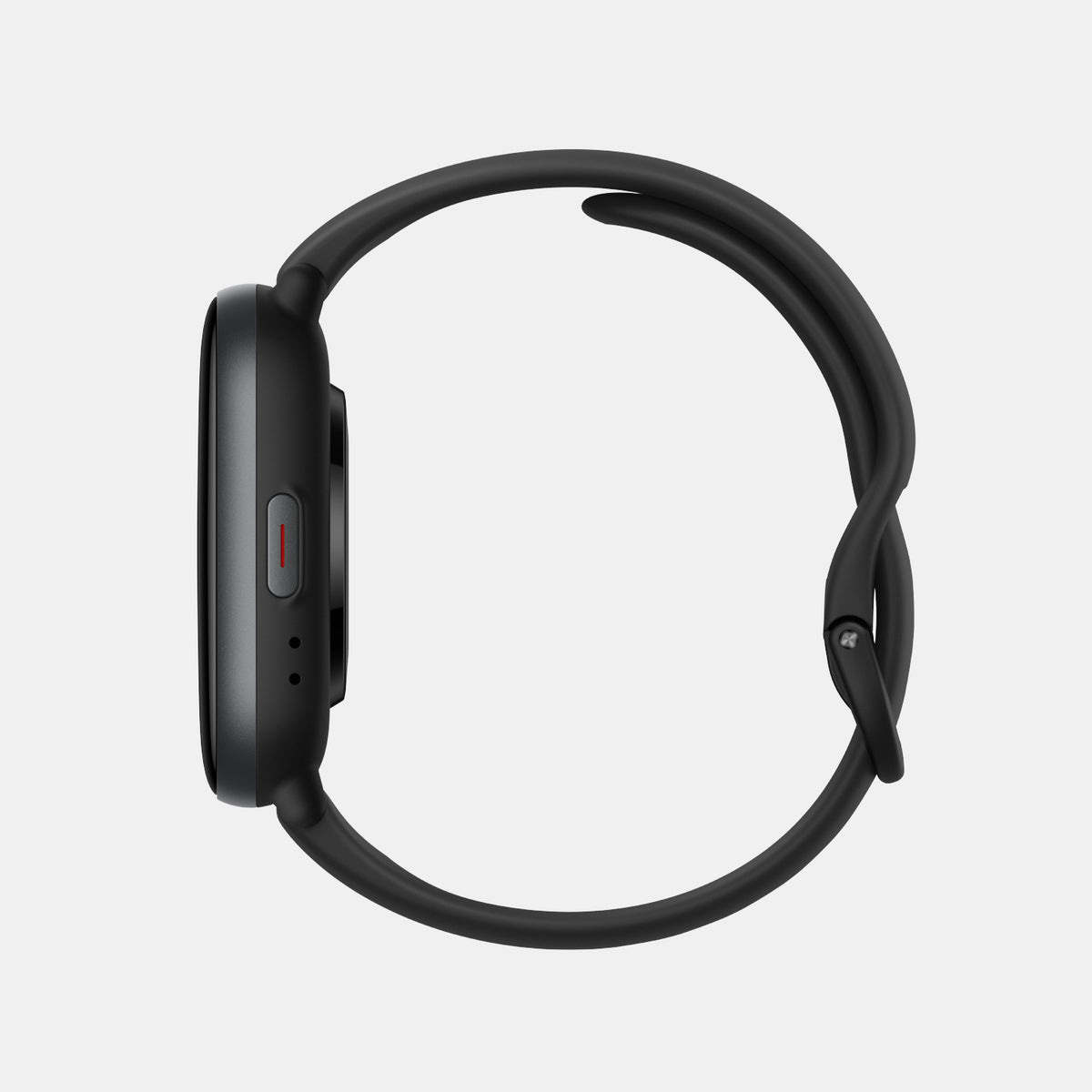 Unisex Processor Black Dial Amoled Silicone Watch AMAZFIT ACTIVE MIDNIGHT BLACK
