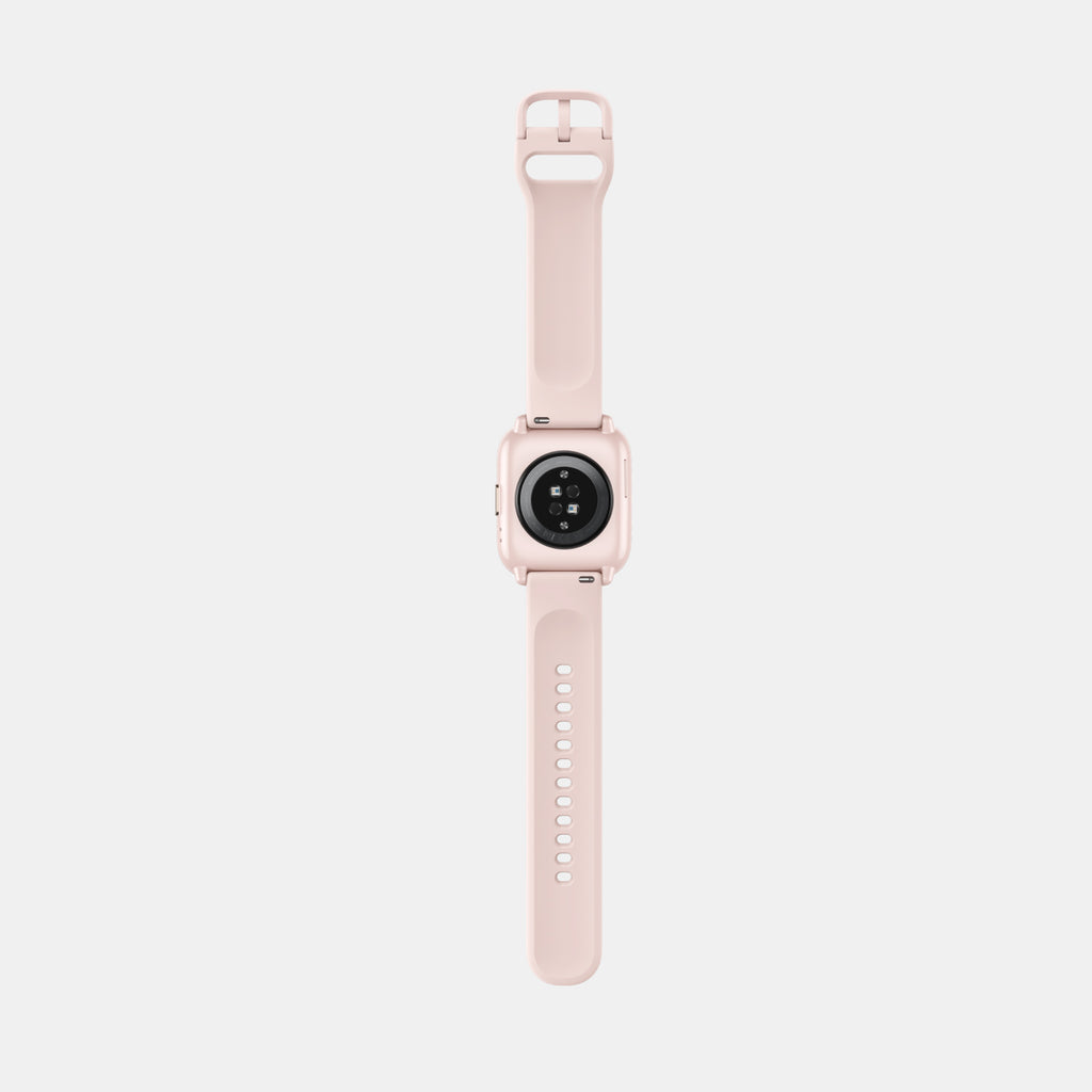 Unisex Processor Petal Pink Dial Amoled Silicone Watch AMAZFIT ACTIVE PETAL PINK