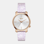 Helix Round Silver Analog watch