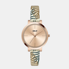 Helix Round Rose Gold Analog watch