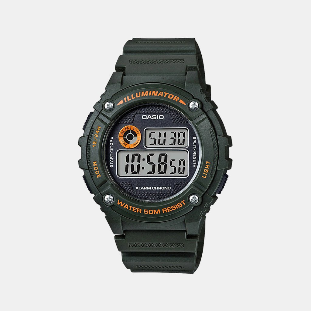 Casio Round Black Digital watch