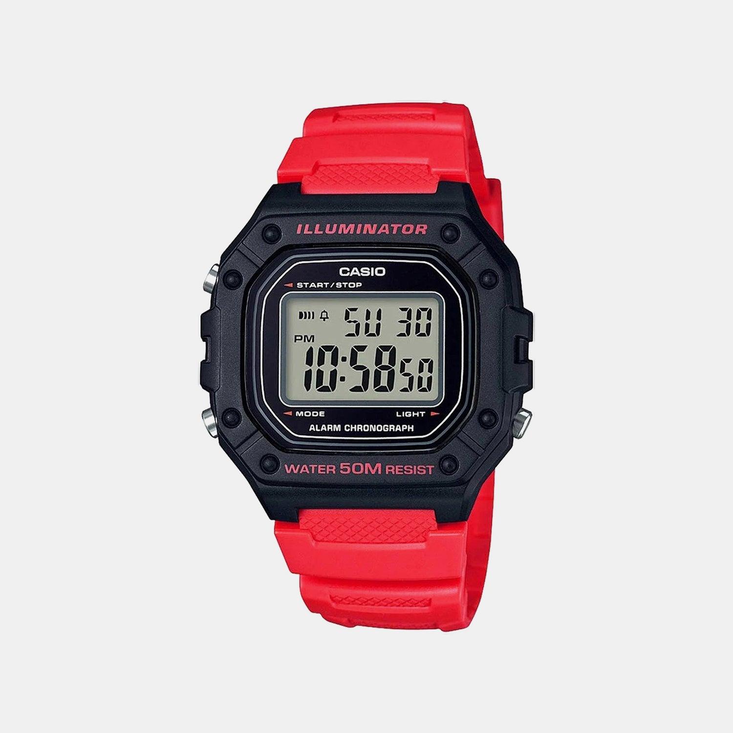 Youth Unisex Quartz Grey Dial Digital Resin Watch I111
