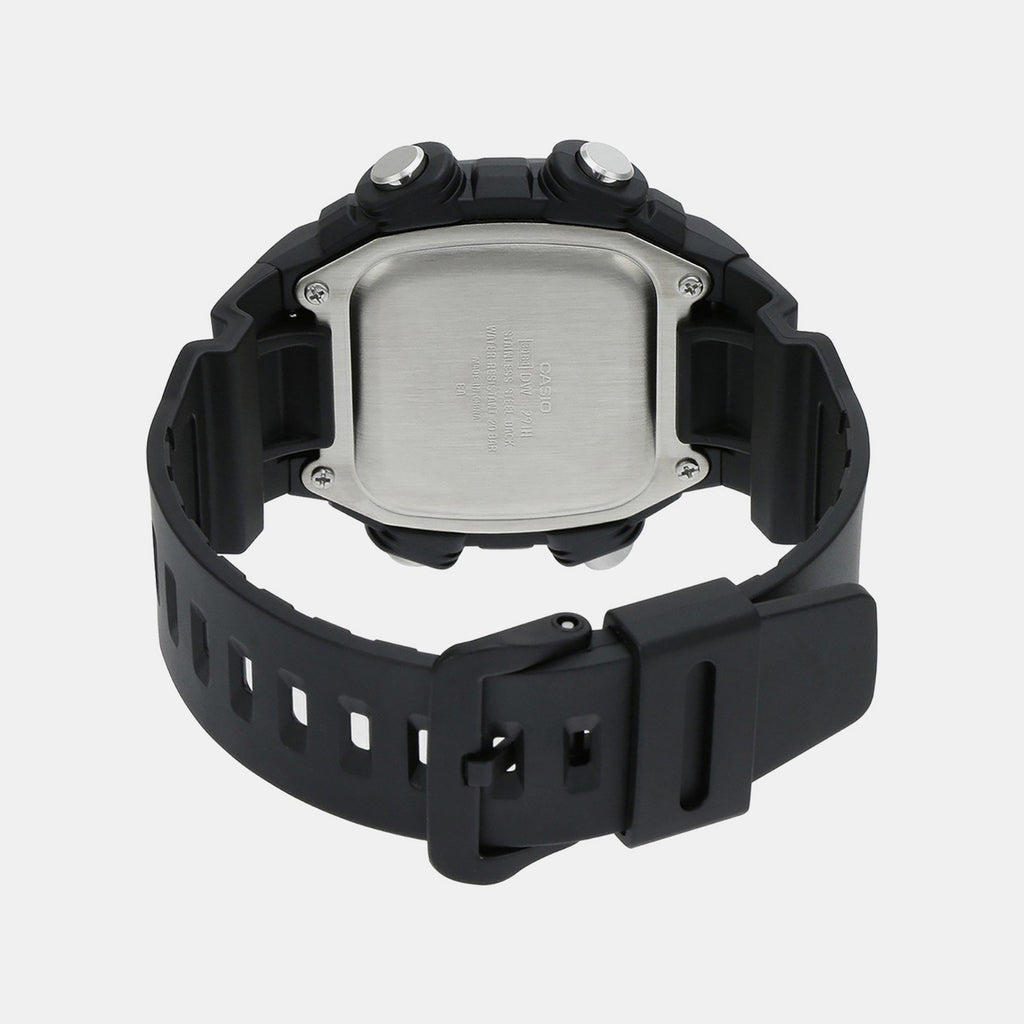 Youth Men Quartz Red Dial Digital Resin Watch I117