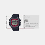 Youth Men Quartz Red Dial Digital Resin Watch I117