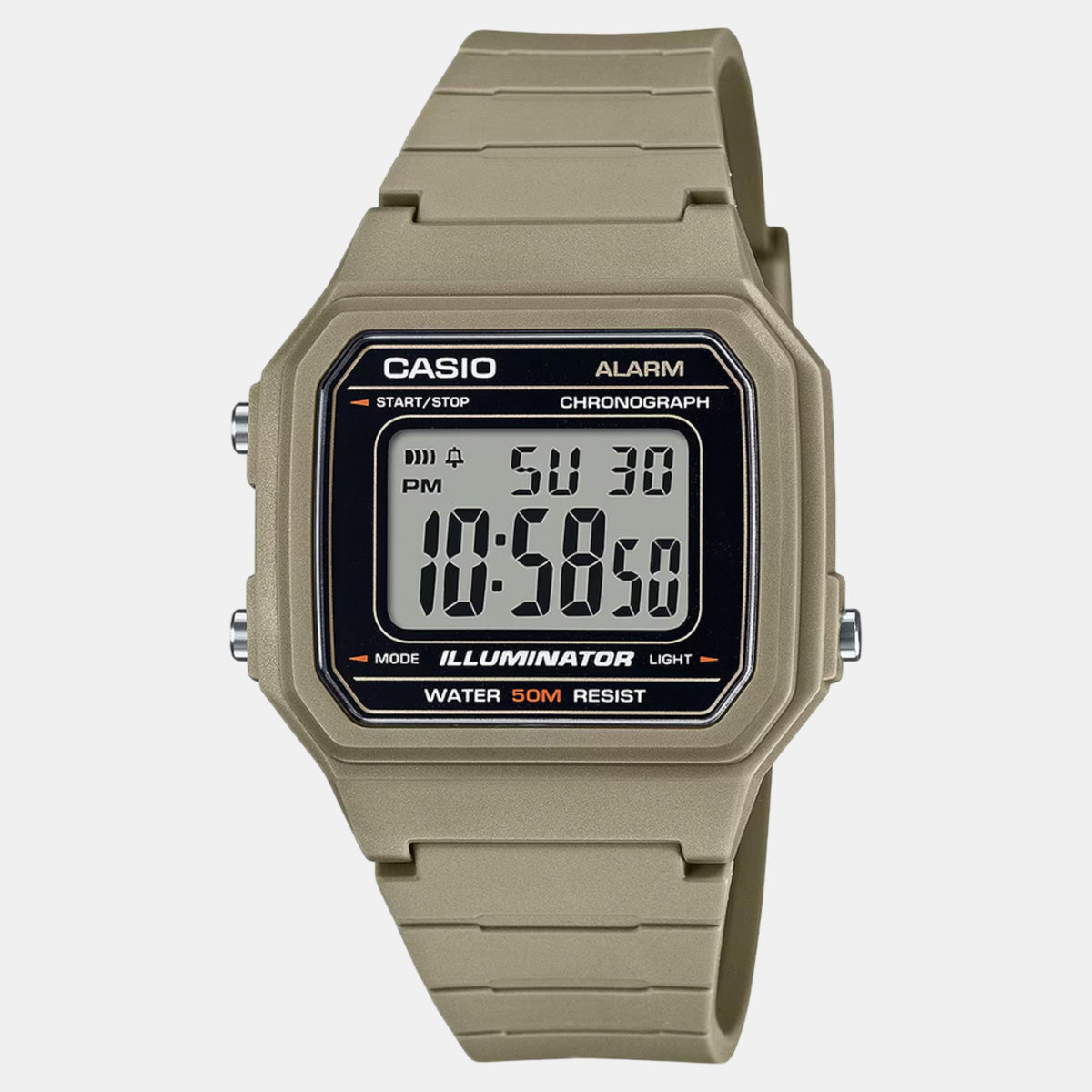 Youth Unisex Quartz Black Dial Digital Resin Watch I131