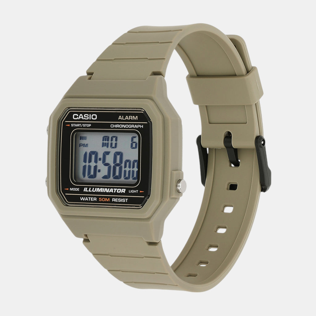 Youth Unisex Quartz Black Dial Digital Resin Watch I131